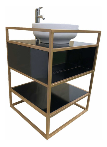 Lavabo Moderno Con Mueble Minimalista Y Mono Mando Incluido