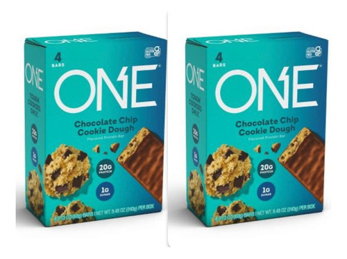 One Bar Protein Bar-chocolate Chip Cookie Dough - 8ct 