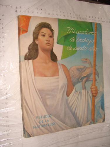 Libro Año 1964 , Mi Cuaderno De Trabajo De Sexto Año , Estud
