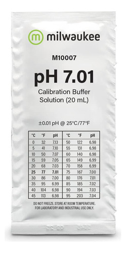 Soluciones Buffer Para Medidores De Calibración 7.01 M10007b