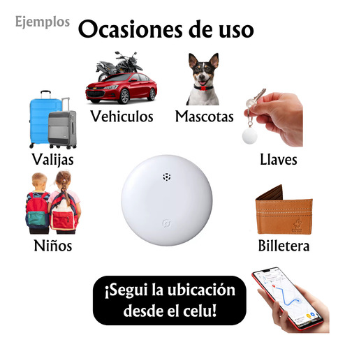 Localizador Rastreador Gps Tag Guardian Google Android Funda Negro Funda Mascota
