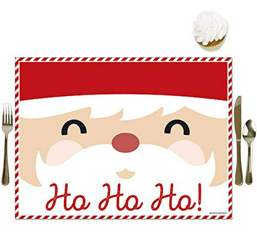 Mantelitos Navideños Jolly Santa - Set 16