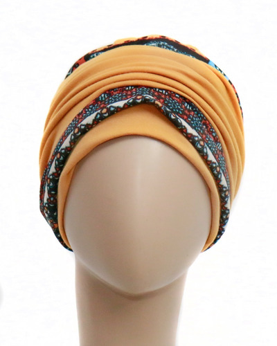 Turbante Agatha Dasha Oncologico Alopecia Volumen Moda