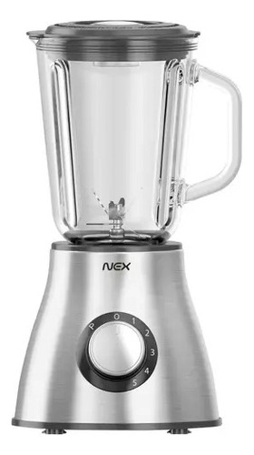Licuadora Nex 1.5 Litros Acero Inoxidable 5 Velocidades