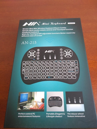 Mini Teclado Inalambrico Para Tv, Consolas Y Pcs