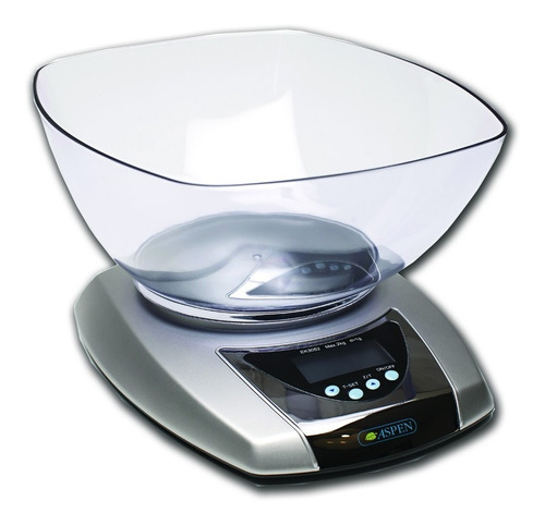 Balanza De Cocina Digital Aspen Ek3052 Pesa Solido Liquido