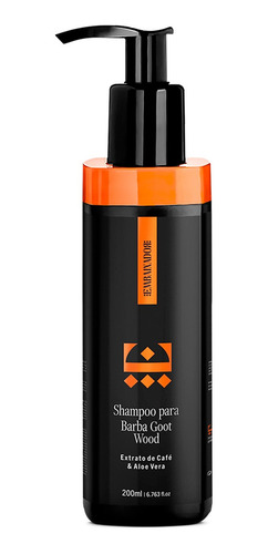Kit 03 Shampoo Para Barba Goot Wood Embaixador 200ml