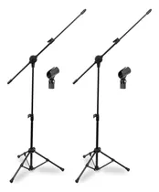 Comprar 2 Pedestal Pu002F Microfone Vector Pmv-100 Pac + Cachimbo + Nf