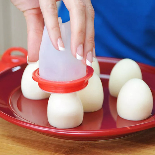 Set De 6 Vasos Antiadherentes Para Hacer Huevos Cocidos