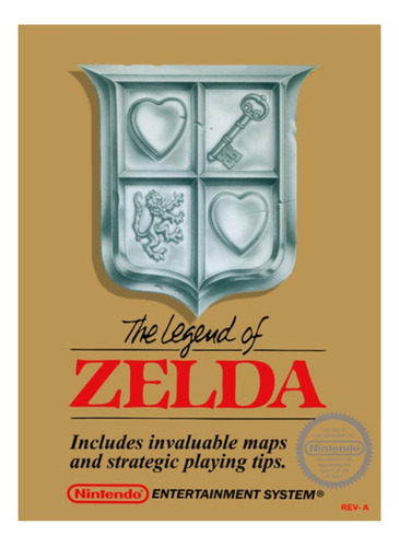 The Legend of Zelda  The Legend of Zelda Standard Edition Nintendo NES Físico