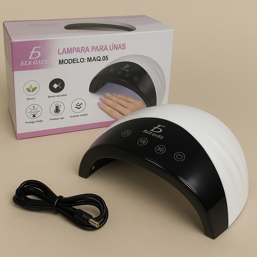 Lámpara De Uñas 150w 12 Led Uv Secador De Uñas Portátil