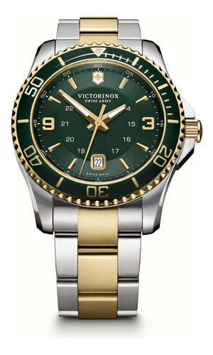 Swissmaverick - Reloj Para Hombre, Esfera Verde,.