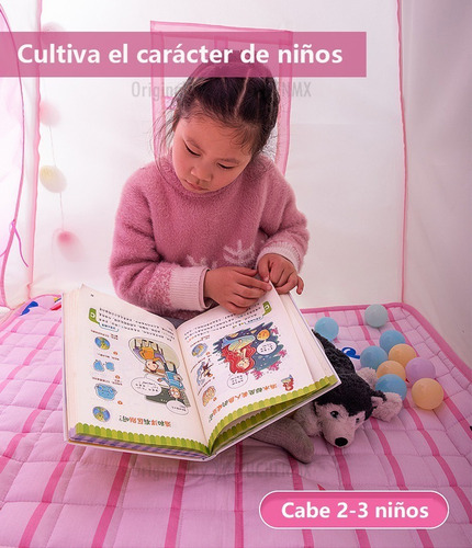 Imagen 7 de 8 de Casa De Niñas Castillo Princesa Juguete Interior Tienda