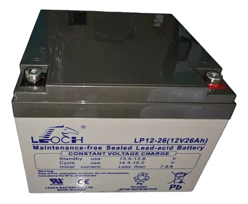 Batteria Ricaricabile Leoch 12V 7Ah Per UPS E Sistemi Di Backup - Tecnologia AGM, Zero Manutenzione