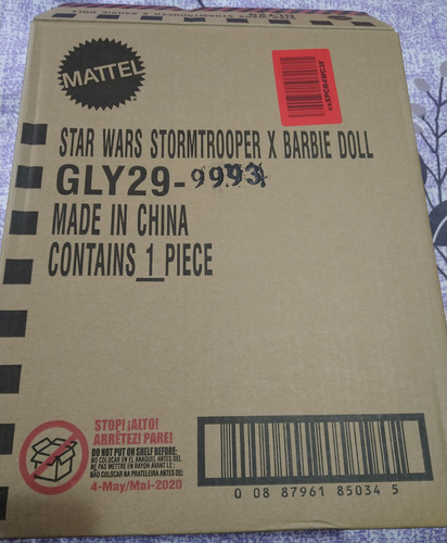 Barbie Star Wars - Stormtrooper Mattel Original (Usado)