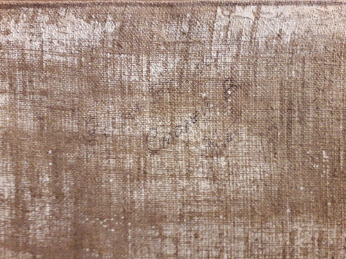 Oleo Sobre Lino Obra Antigua Con Firma (Usado)