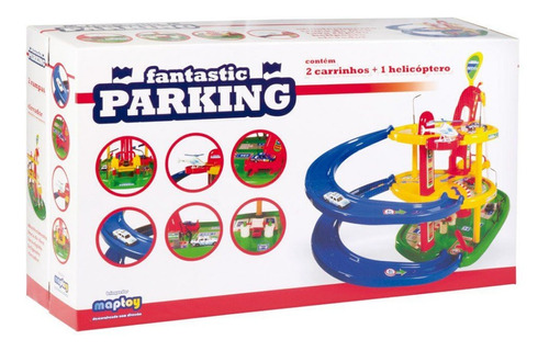 Fantastic Parking Pista Com Carrinhos Estilo Hotwheels