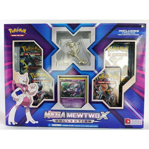 Box Pokémon Mega Mewtwo X Com Miniatura - Original E Lacrado