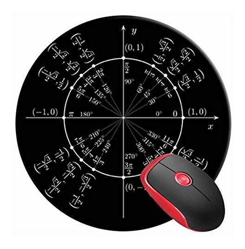 Pad Mouse - Mouse Pad Round Gaming Mouse Mat Unit Circle Tri