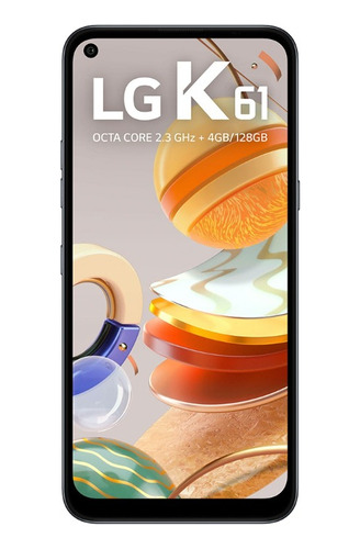 Smartphone LG K61 Dual Sim 128 Gb Titânio 4 Gb Ram - Vitrine (Recondicionado)