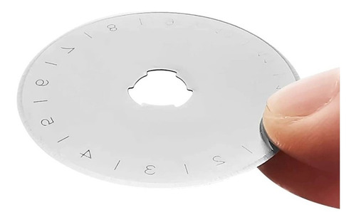 Imagen 5 de 7 de 6 Repuestos De Cuchillos Rotativos 45mm Acero Inoxidable