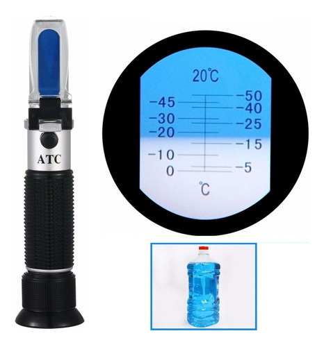 Refractómetro Atc -50° A 0° Punto Congelación Anticongelante