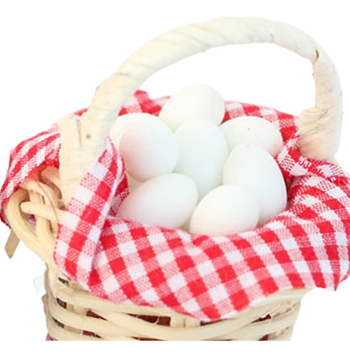 3 Huevos De Casa De Muñecas A Escala 1/12 Para Huevo