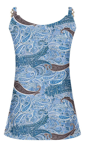 Blusa Sin Mangas Casual De Verano C Para Mujer Con Cuello En