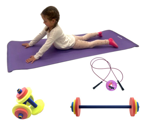 Fun & Fitness For Kids® - Juego Completo De Fitness, Mancuer