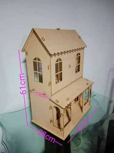 Casa Para Mu ecas Mdf De 2.5mm Corte Laser