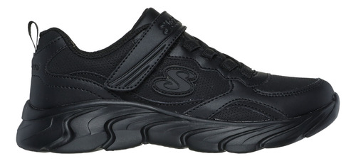 Tenis Skechers Niños Dynamic Dash - Tardy Time Negro