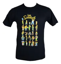Comprar Los Simpsons Homero Bart Lisa Duff Remera Algodon