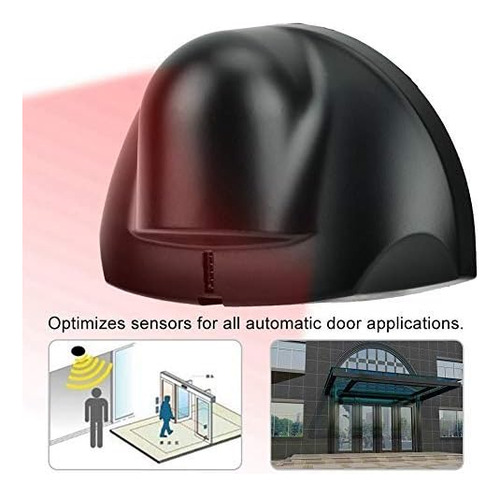 Detector De Sensor De Movimiento De Microondas Con Cable Uni