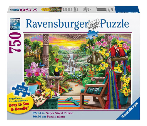 Ravensburger Tropical Retreat - Rompecabezas De 750 Piezas .