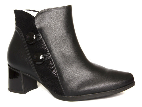 Imagem 1 de 5 de Bota Feminina Cano Curto Piccadilly 654004-4