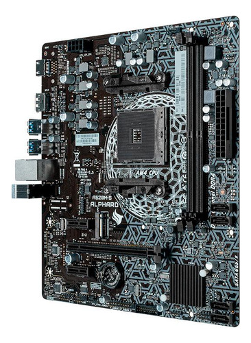 Placa Mae Pichau Alphard A520m-s, Ddr4, M-atx Socket Am4 M.2