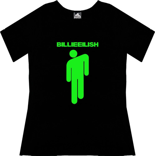 Blusa Billie Eilish Dama Pop Tv Camiseta Urbanoz