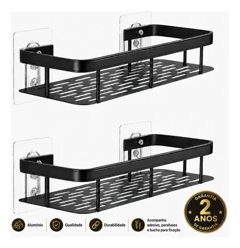 Kit 2 Porta Shampoo Brielli Home