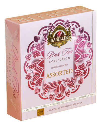 Té Verde Pink Tea Collection | 40 Bolsitas Basilur