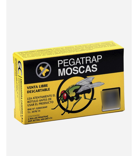 Papel Adhesivo Pegatrap Moscas Caja De 4 Unidades