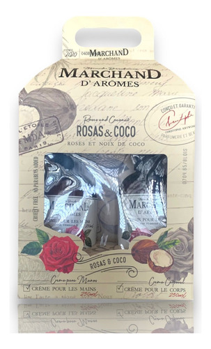 Marchand D´aromes Estuche Duo Creme Rosas Y Coco