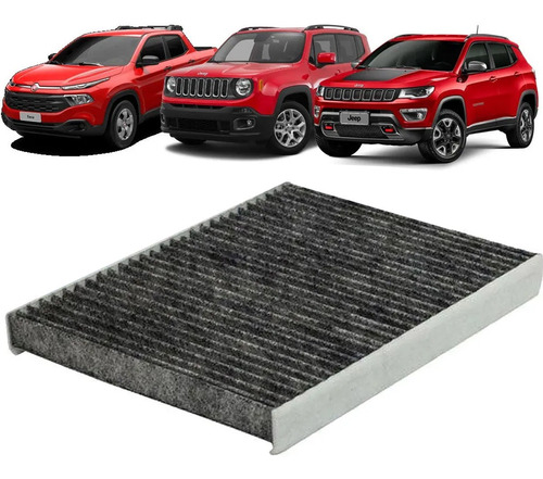 Filtro De Cabine Carvão Ativado Jeep Renegade Compass E Toro