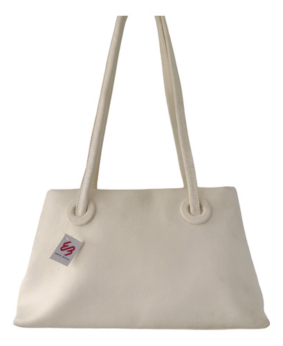 Cartera Enric Berco Cuero Leg. Blanco