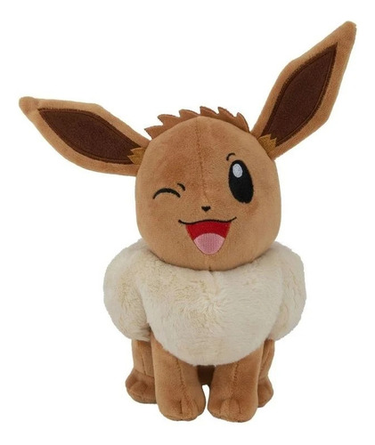 Peluche Pokemon Eevee Serie Clásica 20cm Original