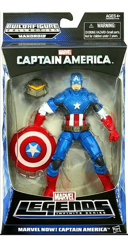 Marvel Legends Capitán América Vintage De Colección 