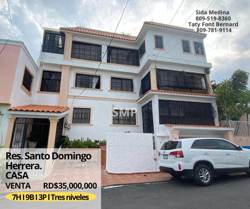 Vendo Casa Res. Santo Domingo 3 Niveles Rd$35,000,000