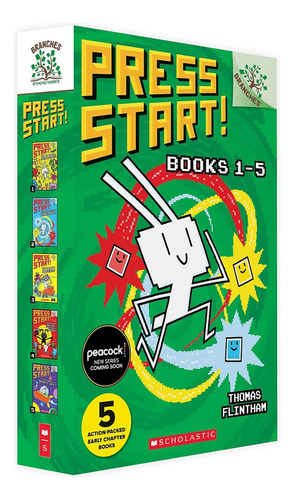 Livro: Press Start!, Livros 1-5: Um Conjunto De Caixas De Ga