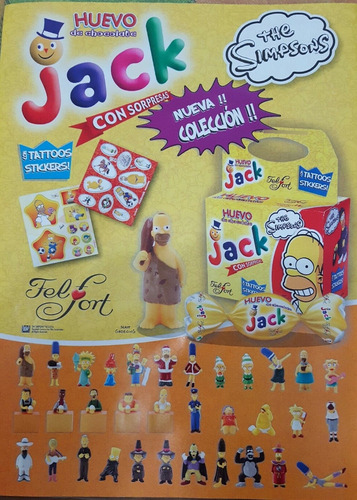 Jack Marge Navidad Los Simpson Colección Huevo 2016