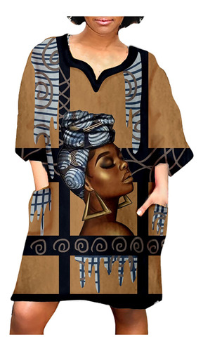 Ropa De Vestir Para Mujer Con Estampado Vintage Africano De