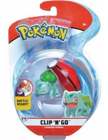 Pokemon Bulbasaur Con Pokebola Original